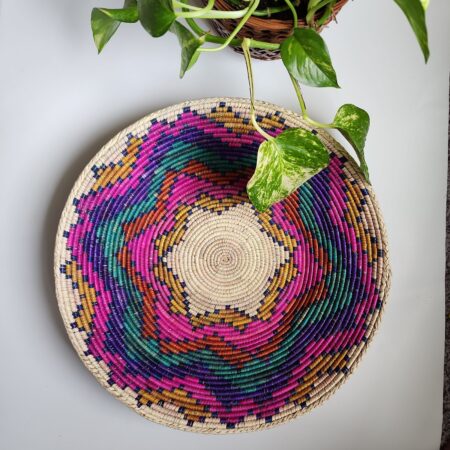 Authentic Southwest Navajo Hand Woven Dream Baskets | 13.5-14 Inch Approximate Size